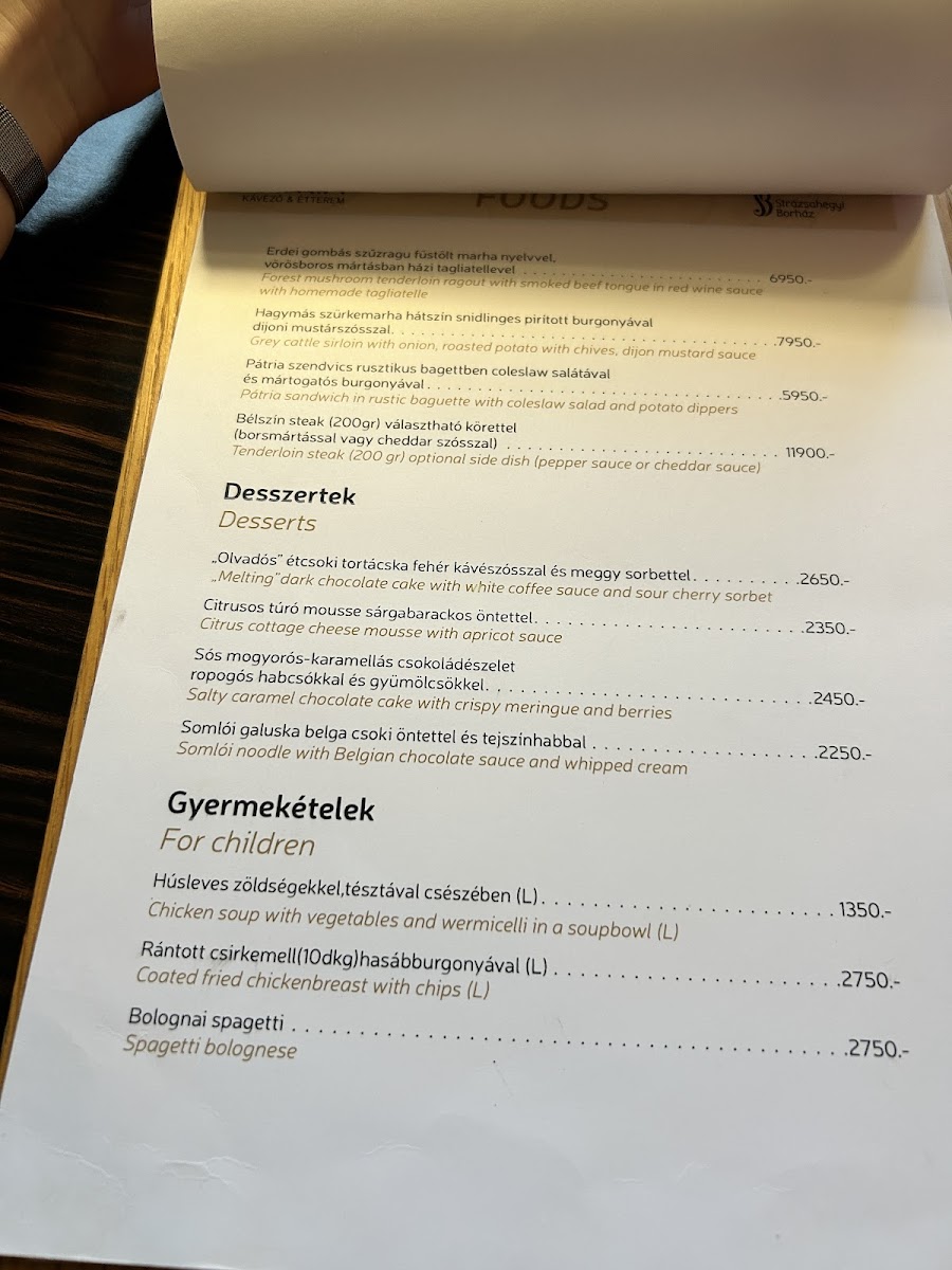 Menu Patria Cafe And Restaurant-1