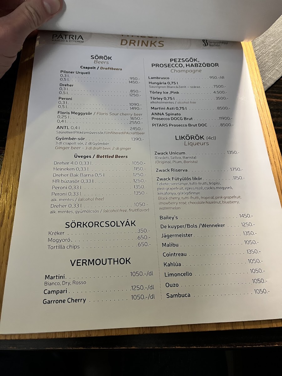 Menu Patria Cafe And Restaurant-5