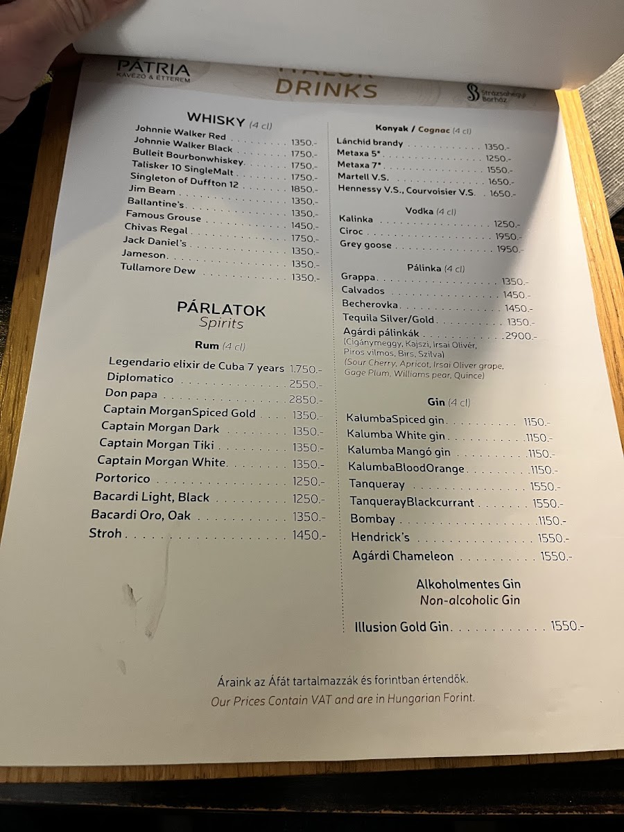 Menu Patria Cafe And Restaurant-6